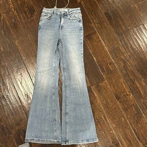 Garage denim flare, blue jeans, size 25